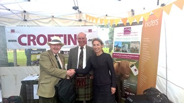 Royal Highland Show 2015 - Inksters - Crofting Law - Jim McPherson, Patrick Krause and Trudi Sharp